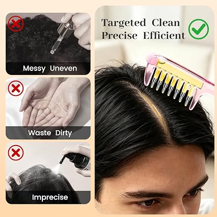 Clear Design. Precise Application. Liquid-Guiding Comb
