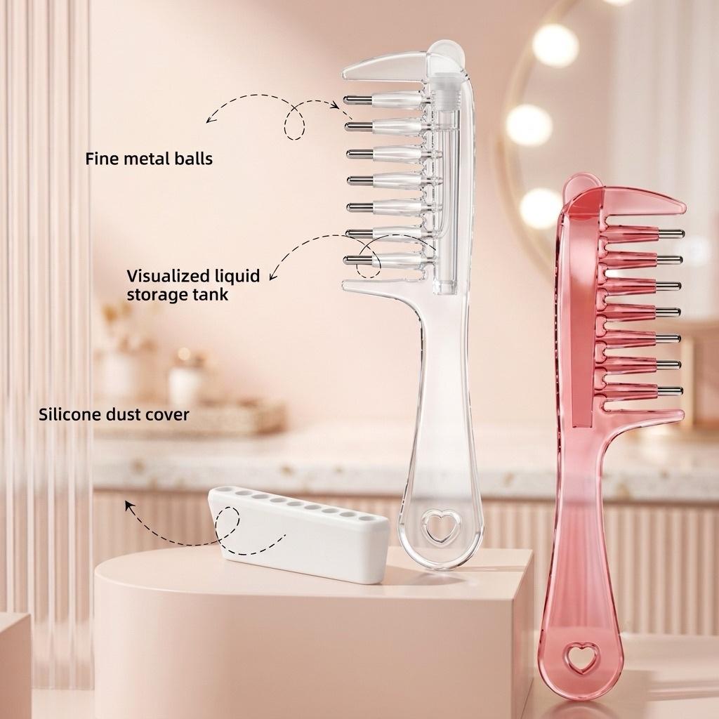 Clear Design. Precise Application. Liquid-Guiding Comb